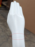 MN-SW449LTP #C Female 3/4 Upper Body Torso Mannequin Form with Arms (Base Ready) (LESS THAN PERFECT, FINAL SALE)