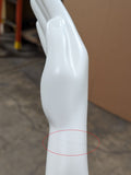 MN-SW449LTP #C Female 3/4 Upper Body Torso Mannequin Form with Arms (Base Ready) (LESS THAN PERFECT, FINAL SALE)