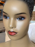 MN-139LTP #A African American Female Fashion Mannequin with Molded Hair (LESS THAN PERFECT, FINAL SALE)