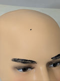 MN-598LTP #A Male Plastic Realistic Face Mannequin Head Wig Hat Display (LESS THAN PERFECT, FINAL SALE)