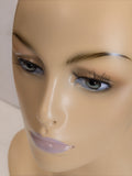 MN-176LTP #A V-Neck Female Mannequin Head Form w/ Pierced Ears, Realistic Make-Up (LESS THAN PERFECT, FINAL SALE)