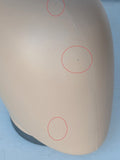 MN-EHM-LTP #A Plastic Skintone Male Egghead Attachment for Mannequins (LESS THAN PERFECT, FINAL SALE)