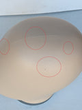 MN-EHM-LTP #A Plastic Skintone Male Egghead Attachment for Mannequins (LESS THAN PERFECT, FINAL SALE)