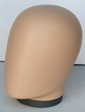 MN-EHM-LTP #A Plastic Skintone Male Egghead Attachment for Mannequins (LESS THAN PERFECT, FINAL SALE)