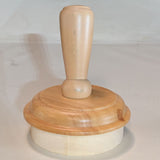 MA-043LTP Large Fairmont Slanted Finial Wood Neck Block Cap for French Dress Forms (LESS THAN PERFECT, FINAL SALE)