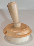 MA-043LTP Large Fairmont Slanted Finial Wood Neck Block Cap for French Dress Forms (LESS THAN PERFECT, FINAL SALE)