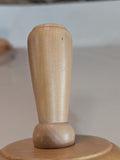 MA-043LTP Large Fairmont Slanted Finial Wood Neck Block Cap for French Dress Forms (LESS THAN PERFECT, FINAL SALE)