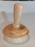 MA-043LTP Large Fairmont Slanted Finial Wood Neck Block Cap for French Dress Forms (LESS THAN PERFECT, FINAL SALE)