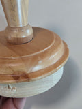MA-043LTP Large Fairmont Slanted Finial Wood Neck Block Cap for French Dress Forms (LESS THAN PERFECT, FINAL SALE)