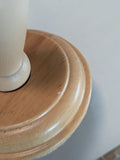 MA-043LTP Large Fairmont Slanted Finial Wood Neck Block Cap for French Dress Forms (LESS THAN PERFECT, FINAL SALE)