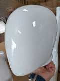 MN-450 (USED) #A Glossy White Plastic Egghead Female Full Body Mannequin with Removable Head (FINAL SALE)