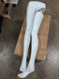 MN-450 (USED) #B Glossy White Plastic Egghead Female Full Body Mannequin with Removable Head (FINAL SALE)