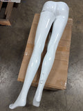 MN-450 (USED) #B Glossy White Plastic Egghead Female Full Body Mannequin with Removable Head (FINAL SALE)