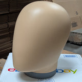 MN-EHM-LTP #C Plastic Skintone Male Egghead Attachment for Mannequins (LESS THAN PERFECT, FINAL SALE)