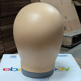 MN-EHM-LTP #C Plastic Skintone Male Egghead Attachment for Mannequins (LESS THAN PERFECT, FINAL SALE)