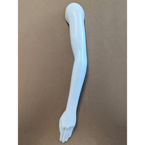 MN-SIL-L Silvestri Female White Mannequin LEFT Arm and Hand, Magnetic Shoulder Plate