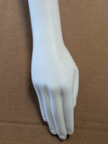 MN-SIL-R Silvestri Female White Mannequin RIGHT Arm and Hand, Magnetic Shoulder Plate