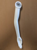 MN-SIL-L Silvestri Female White Mannequin LEFT Arm and Hand, Magnetic Shoulder Plate