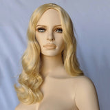 WG-200 Blonde Long Waves Luscious Wavy Thick Curly Female Wig