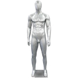 AF-194 Glossy Abstract Male Egghead Mannequin - DisplayImporter