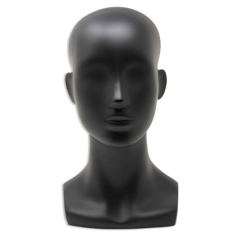 MN-SH Plastic Female Realistic Head Attachment for Mannequins/Forms, has  Pierced Ears