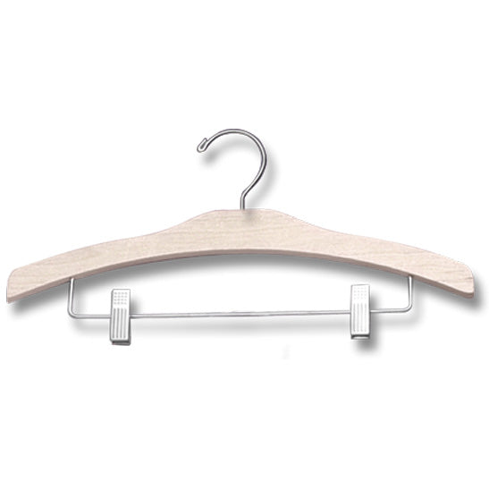 AF-H600 16" Wood Pants & Skirt Hanger - Pack of 100