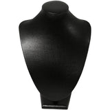 DS-006 Medium Bust Leatherette/Velvet Jewelry Display for Necklaces, Pendants - DisplayImporter