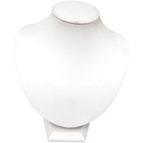 DS-037 Medium Bust Leatherette/Velvet Jewelry Display for Necklaces, Pendant - DisplayImporter