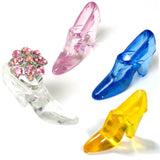 DS-108 Tinted Acrylic Victorian Shoe Ring Jewelry Display Holder