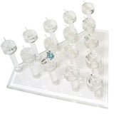DS-119 Triangle Shape Stacked 15 Peg Ring Jewelry Display Board
