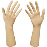 DS-186 Fleshtone Female Upright Glove, Rings, and Jewelry Display Hand - DisplayImporter