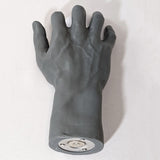 DS-193 Right Male Hyper Realistic Glove, Watch, Jewelry Display Mannequin Hand, Magnetic Bottom with Base