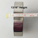 MA-029LTP (USED) Replacement Brushed Chrome 3-7/16" Round Metal Neck Cap for Dress Forms (FINAL SALE)