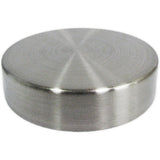 MA-029 Replacement Brushed Chrome 3-7/16" Round Metal Neck Cap for Dress Forms (fits MN-025/MN-602) - DisplayImporter