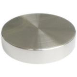 MA-037 Replacement Brushed Chrome 4" Round Metal Neck Cap for Dress Forms (fits MN-113/MN-603) - DisplayImporter