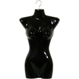 MN-011 Economy Female Injection Mold Hanging Torso Form - DisplayImporter