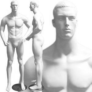 MN-M1 Euro Male Mannequin with Hyper Realistic Facial Features –  DisplayImporter