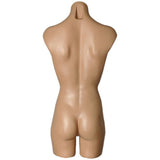 MN-179 Female Plastic Armless Round Body Torso Mannequin Dress Form