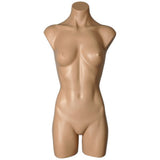 MN-179BODY Female Plastic Armless Round Body Torso Mannequin