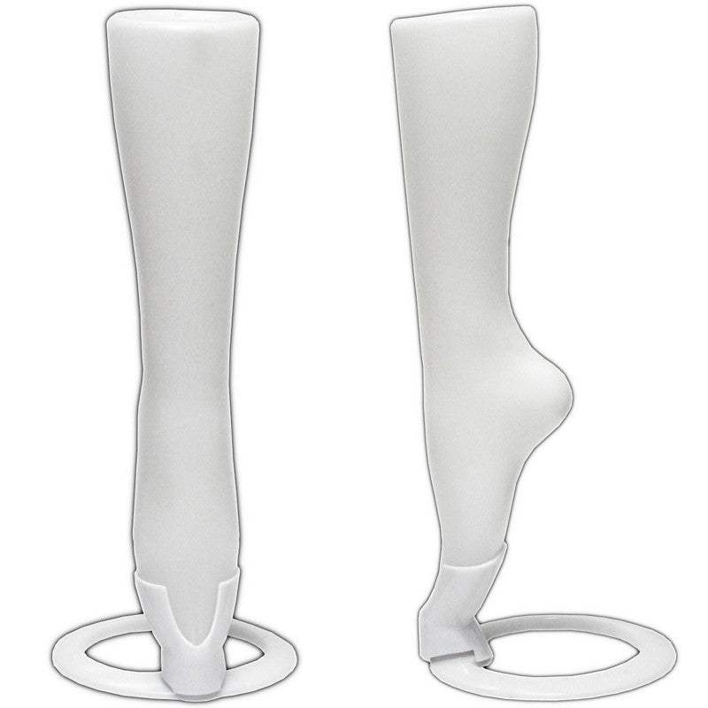 MN-190 Female Calf-High Anklet Socks Hosiery Plastic Leg Foot Display 18"