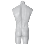 MN-193 Male Plastic Armless Round Body Torso Mannequin Dress Form