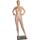 MN-243 Plastic Female Full Body Egghead Mannequin with Removable Head - DisplayImporter