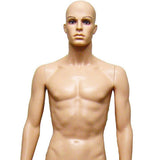 MN-251A Plastic Realistic Head Male Full Body Mannequin with Removable Head - DisplayImporter