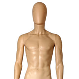 MN-251 Plastic Egghead Male Full Body Mannequin with Removable Head - DisplayImporter