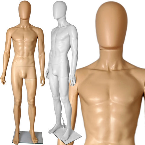 MN-445A Plastic Busty Female Full Body Mannequin with Removable Realistic  Head