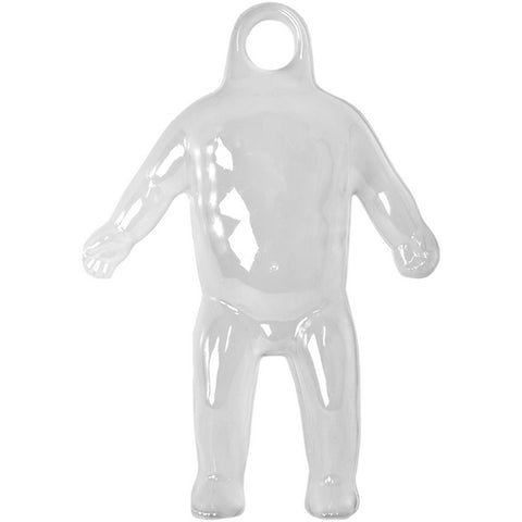 MN-287 Clear Baby Infant Giveaway Injection Mold Hanging Form with Loop (Approximately 3-6mo) - DisplayImporter