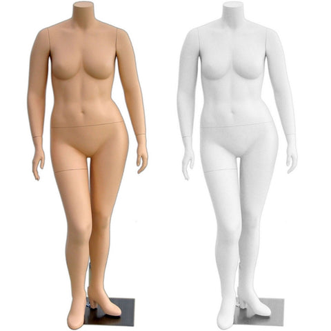 MN-310 Female Headless Plus Size Mannequin - DisplayImporter