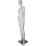 MN-327 Glossy Abstract Egghead Female Mannequin - DisplayImporter