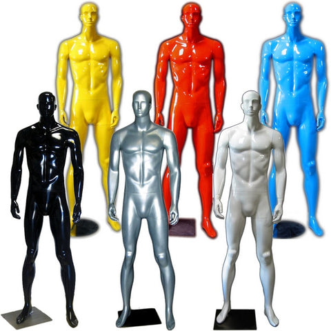 Jelimate High Quality Full Body Adult Male Mannequin,Colorful Linen Fa –  JELIMATE