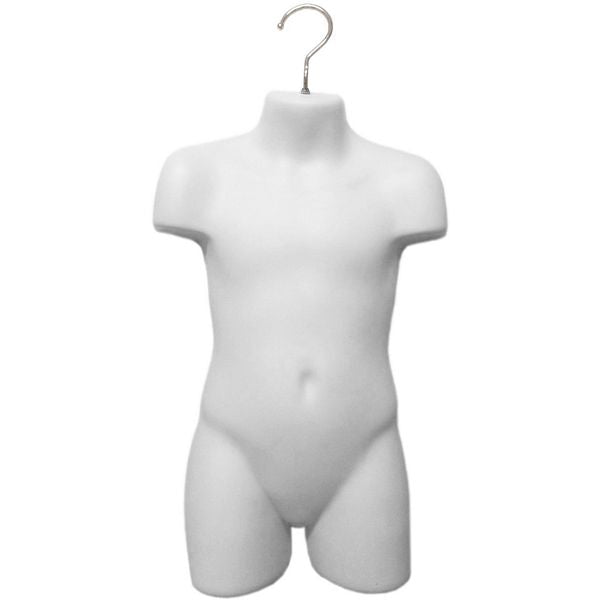 MN-366 Children's Heavy Duty Injection Mold Hanging Torso Form (Approximately 4-6 years) - DisplayImporter